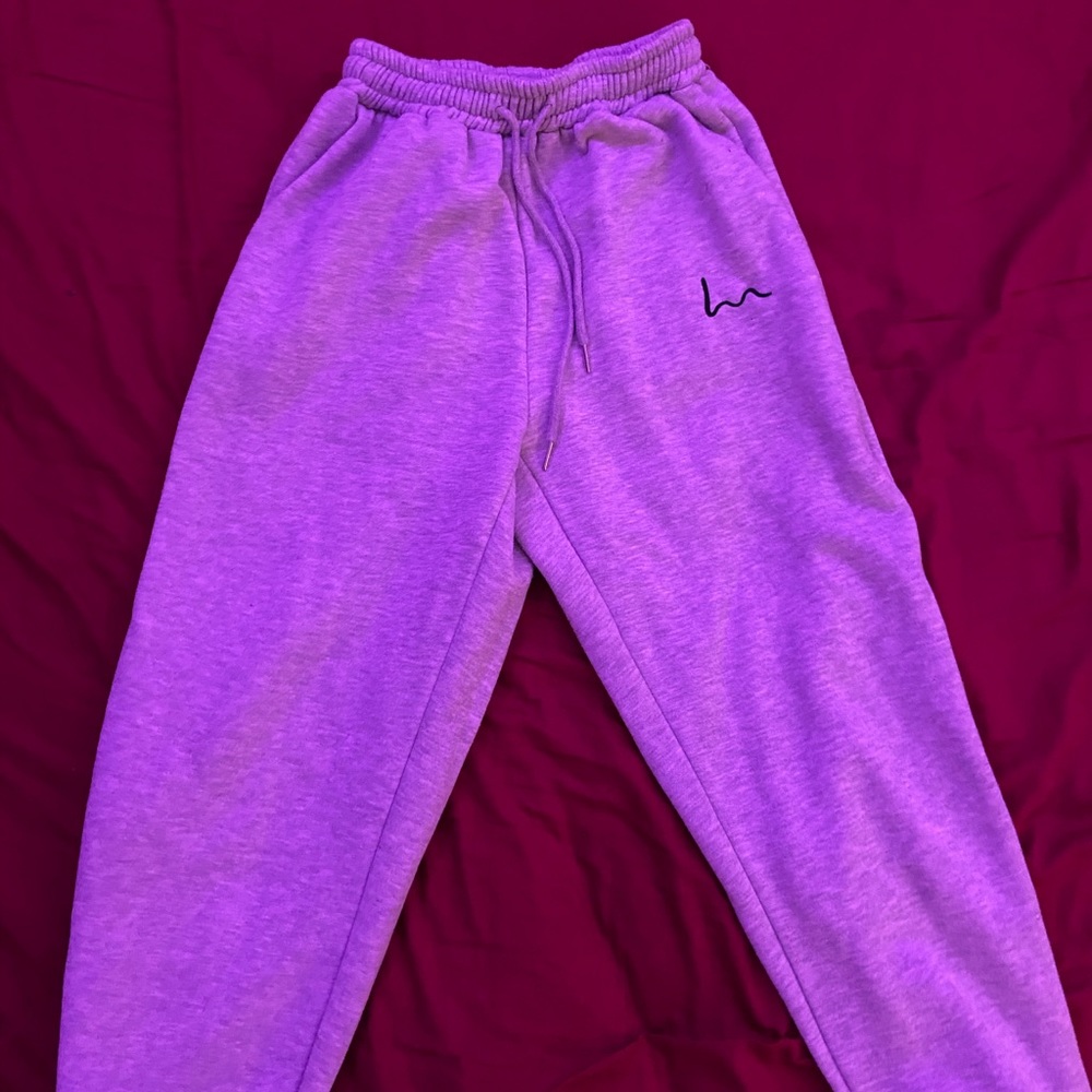 Thick sweat pants.